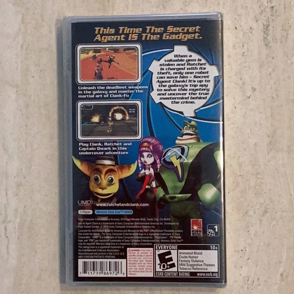 Secret Agent Clank PSP Game New Sealed Sony PlayStation UMD